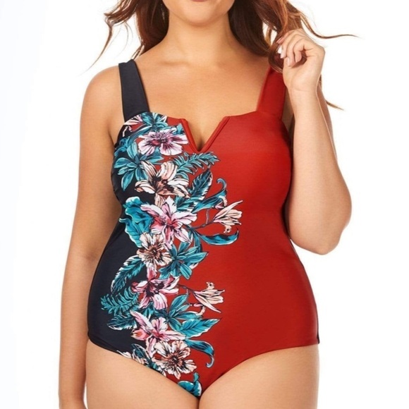 RAISINS Curve Malaga One Piece Swimsuit - Picture 1 of 9